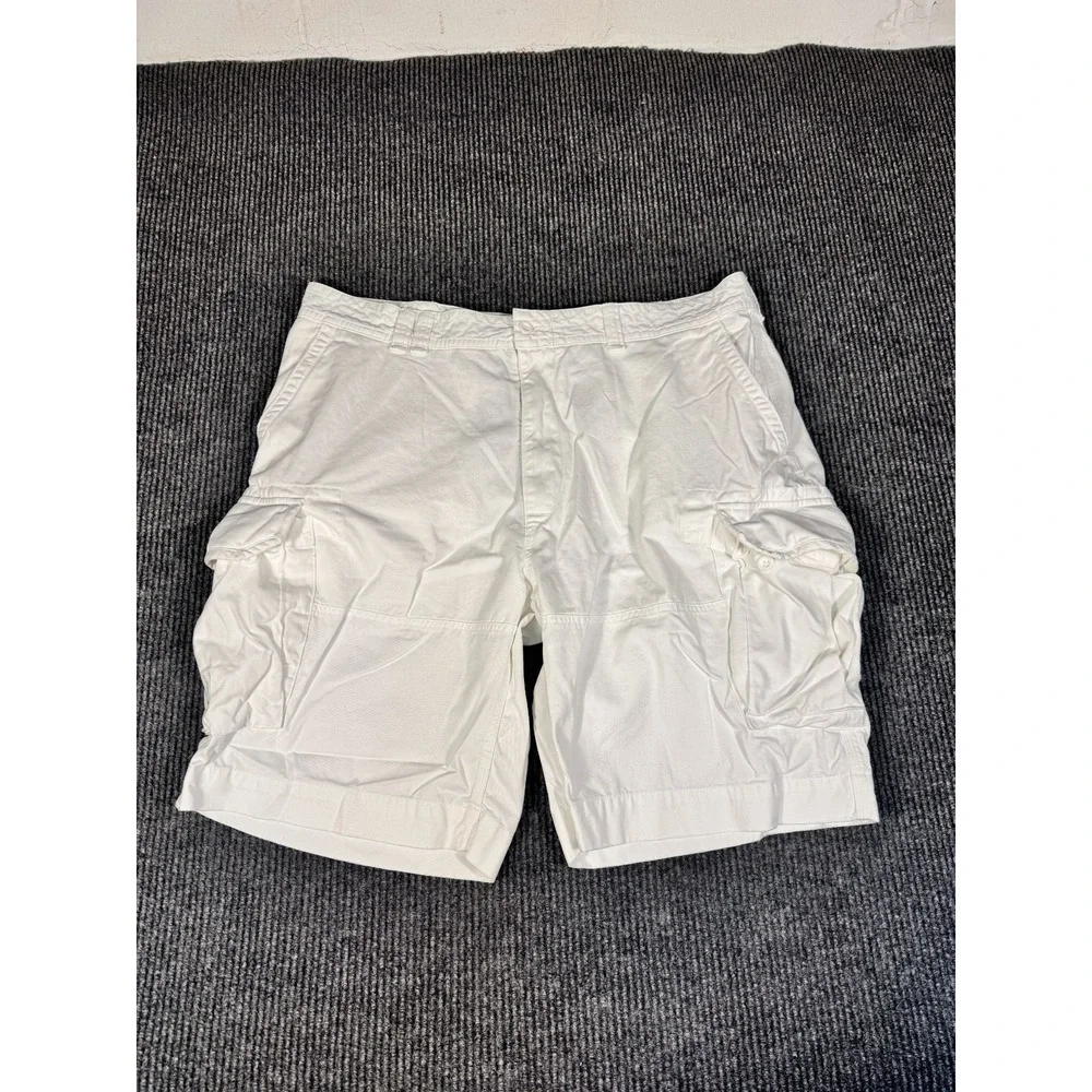 Polo Ralph Lauren Chino Cargo Shorts Size 44B 44 Big Baggy Khaki Relaxed Fit 11